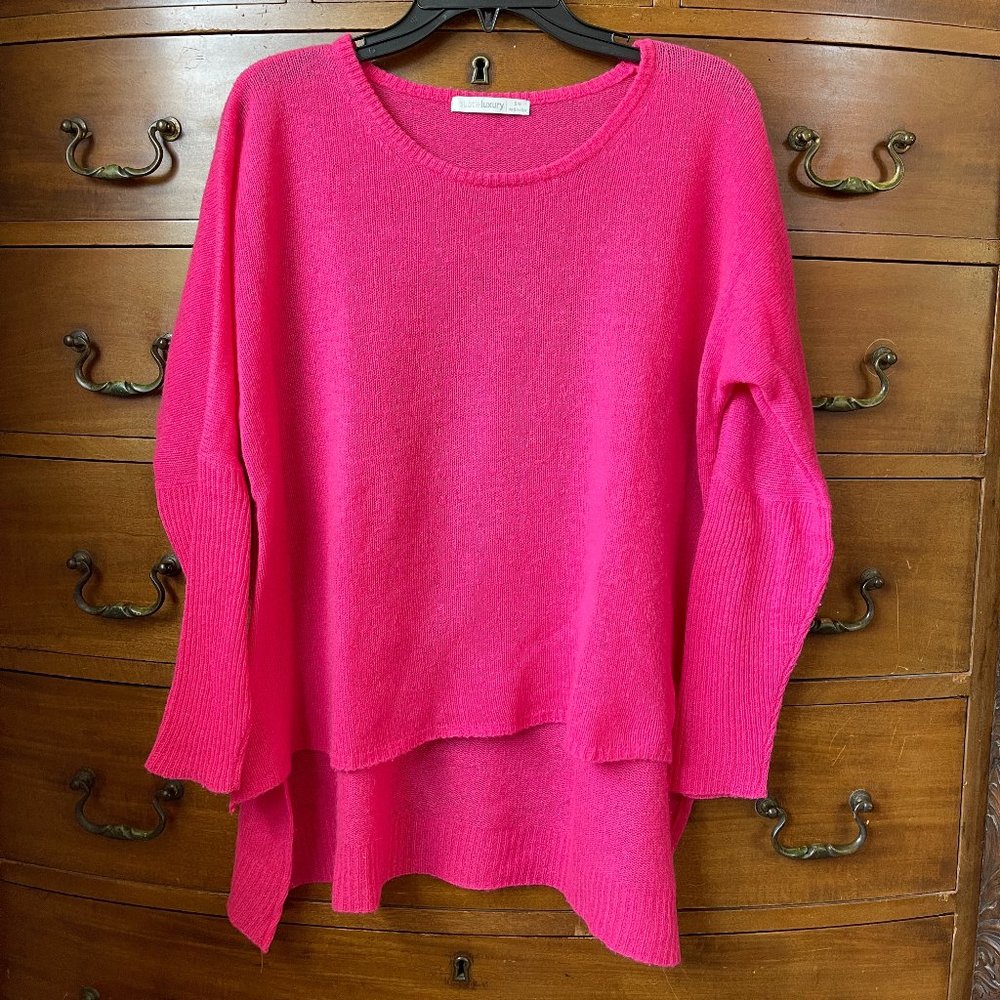 Subtle Luxury 100% Cashmere Hi Lo Sweater